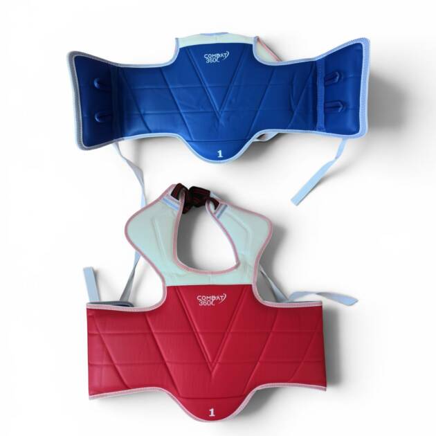 COMBAT 360 PETO TKD REVERSIBLE ROJO/AZUL