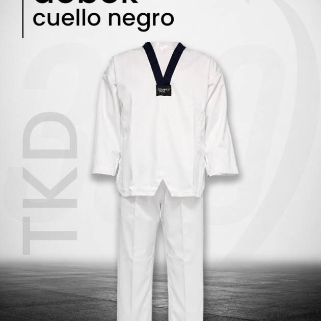 COMBAT 360 DOBOK COMBAT STAR CUELLO NEGRO